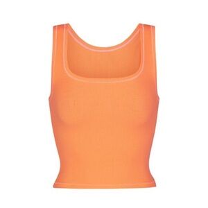 SKIMS Vibrant Orange Tank Top